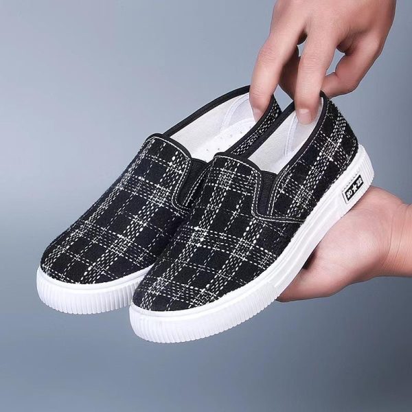 Women Casual Student Shoes Low Comfort Breathable Canvas Shoes